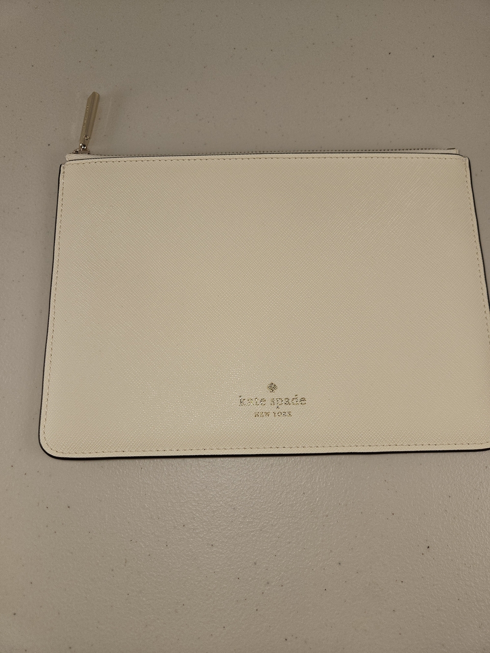 NWOT Women’s KATE SPADE Staci Medium Zip L Wristlet Bag Wallet Purse White